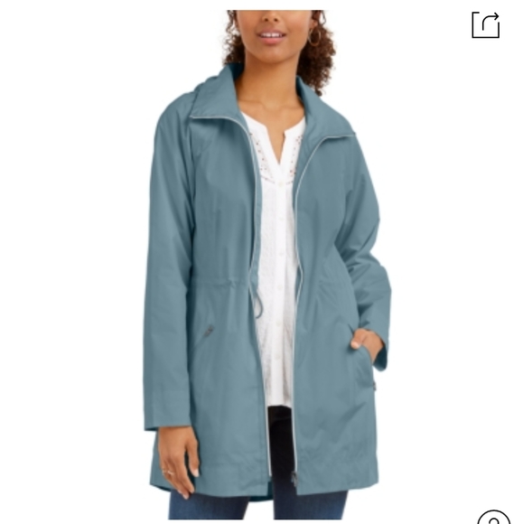 Style & Co. Packable Hooded Anorak Sz.M - Picture 1 of 13